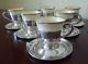 Sterling Silver China Chocolate Tea Espresso Set Six Cups Saucers Ssmc Lenox