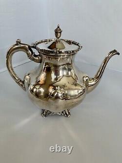 Sterling Silver Coffee & Tea Set With Tray