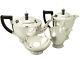 Sterling Silver Four Piece Tea And Coffee Set Art Deco Style Vintage