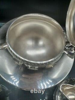 Sterling Silver Tea And Coffee Serving Set Gorgeous Vintage 1170 + Grams