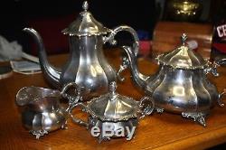 Sterling silver coffee tea set