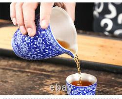 Sterling silver tea set coffee set 999 sterling tea cup saucer gaiwan tea filter