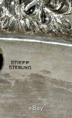 Stieff Sterling Tea Set Tray 1928 HAND DECORATED NO MONOGRAM