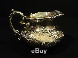 Stunning 7-pc. Victorian Era Wilcox Silver Plate Repousse Tea / Coffee Set