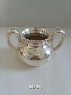 Stunning Meriden B. Company 1880's Silverplate 4 PC Tea/Coffee Set