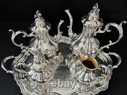 Stunning Reed and Barton Winthrop #1795 Silverplate 5 pc Coffee/Tea set