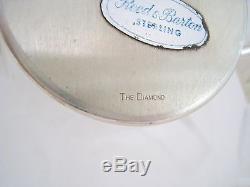 THE DIAMOND Gio Ponti Design Sterling STERLING SILVER TEA SET 1960 Reed & Barton