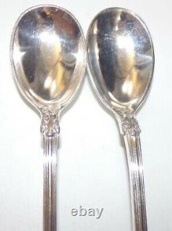 TIFFANY & CO STERLING SILVER SET OF 2 PROVENCE Pattern No Monogram ICE TEA SPOON