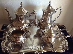 TOWLE Silverplate Coffee & Tea Set Service 7 pieces