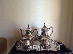 TOWLE Silverplate Coffee & Tea Set Service 7 pieces