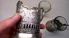 Tea Holders Vintage Silver Glass Tea Set Gift Cups