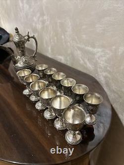 Tea Set Real Silver- 12 Cups