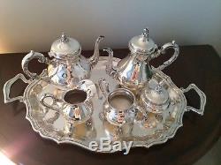 Tea set 6 pices sterling silver Camusso 925