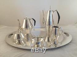The Diamond by Reed & Barton Sterling Silver Five Piece Tea and Coffee Set