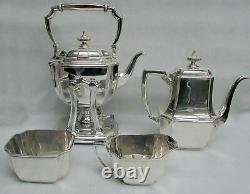 Tiffany & Co 1915 Art Deco Era Sterling Silver 4 Piece Tea & Coffee Set