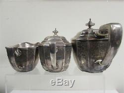 Tiffany & Co Makers Sterling Silver 925 Monogrammed Hampton Tea Set