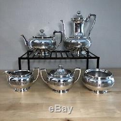 Tiffany & Co. Sterling Silver Tea And Coffee Set, 5-piece, 1865, Greek Revival