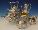 Tiffany & Co. Sterling Silver Tea Set Withchrysanthemums 6pc One-of-a-kind #0157