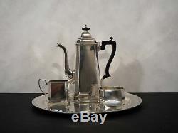 Tiffany & Co. Sterling tea set, Arts and Craft. 4pc