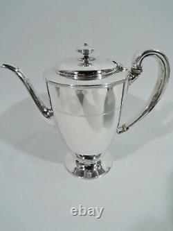 Tiffany Coffee Tea Set 17089A Antique Modern American Sterling Silver