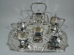 Tiffany Hampton Coffee & Tea Set Tray 18389 19289 American Sterling Silver