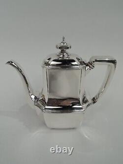 Tiffany Hampton Coffee Tea Set Tray 18389 20677 American Sterling Silver