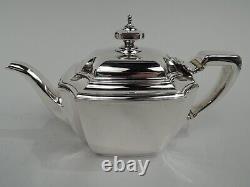 Tiffany Hampton Coffee Tea Set Tray 18389 20677 American Sterling Silver