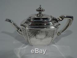 Tiffany Hampton Tea Set on Tray 18389A 19289C American Sterling Silver