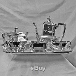 Tiffany Hampton coffee & tea service / set 5 pieces NO mono 1956 sterling silver