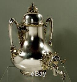 Tiffany Sterling & Gold Tea Set Tea Urn c1870 Museum