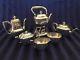 Tiffany Sterling Silver Hampton Engraved 6 Piece Tea And Coffee Set