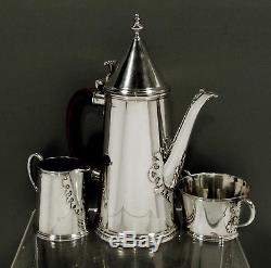 Tiffany Sterling Silver Tea Set GEORGE I MANNER 41 OZ
