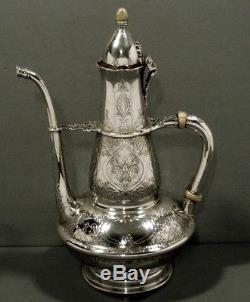 Tiffany Sterling Silver Tea Set PERSIAN c1905