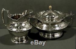 Tiffany Sterling Silver Tea Set PERSIAN c1905