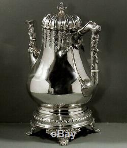 Tiffany Sterling Silver Tea Set c1860 Weighs 69 Ounces