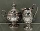 Tiffany Sterling Silver Tea Set C1865 Hand Decorated Standing Eagle Crest