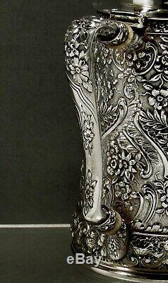 Tiffany Sterling Tea Set 1891 Hand Decorated No Mono