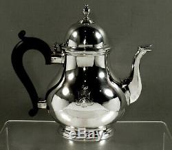 Tiffany Sterling Tea Set 1934 Clan Byres Crest
