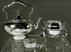 Tiffany Sterling Tea Set Tea Kettle 1854