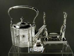 Tiffany Sterling Tea Set Tea Kettle & Stand c1907 Geogrian