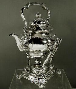 Tiffany Sterling Tea Set Tea Kettle c1895 Art Nouveau 80 Ounces