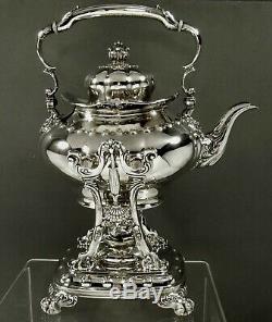 Tiffany Sterling Tea Set Tea Kettle c1895 Art Nouveau 80 Ounces