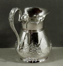 Tiffany Sterling Tea Set c1865 HAND DECORATED