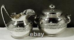 Tiffany Sterling Tea Set c1870 Persian