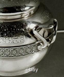 Tiffany Sterling Tea Set c1870 Persian