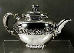 Tiffany Sterling Tea Set c1881 Persian Manner No Mono