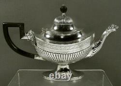 Tiffany Sterling Tea Set c1885 GREEK REVIVAL