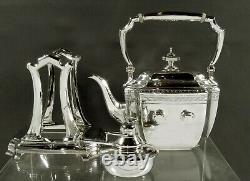 Tiffany Sterling Tea Set c1910 HAND DECORATED