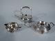 Tiffany Tea Set 5046 American Hand-hammered Sterling Silver & Mixed Metal