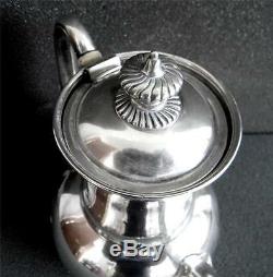 Tiffany sterling silver tea and coffee set art deco design